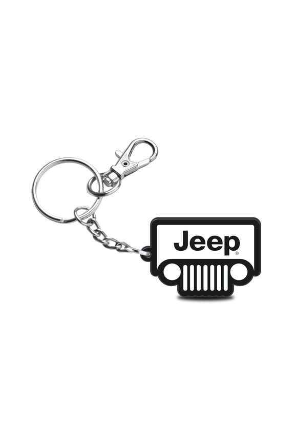 Jeep Grill Custom Laser Cut with UV Full-Color Printing Acrylic Charm Key Chain