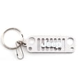 thumbnail image 1 of Jeep Grille Metallic Key Chain, 1 of 1