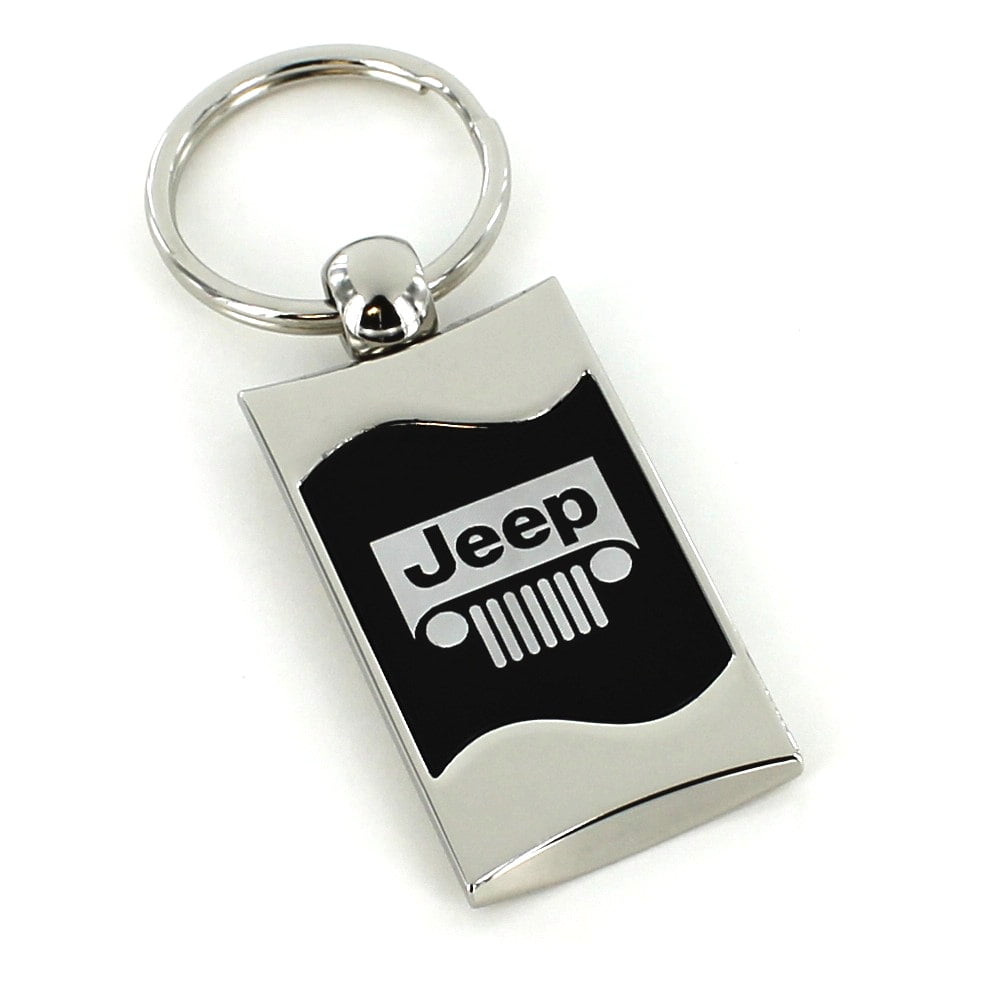 Jeep Grill Keychain & Keyring - Black Wave - Walmart.com