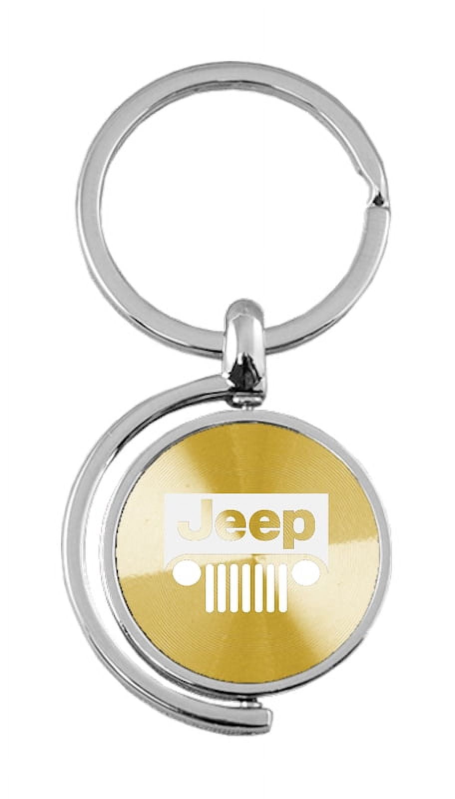 Jeep Grill Spinner Key Ring ( Gold) - Walmart.com