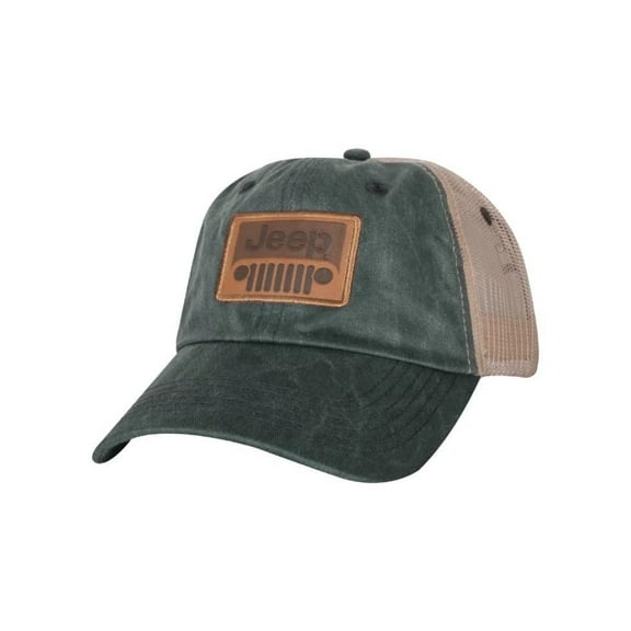 Jeep Grille Dad Cap in Faded Denim
