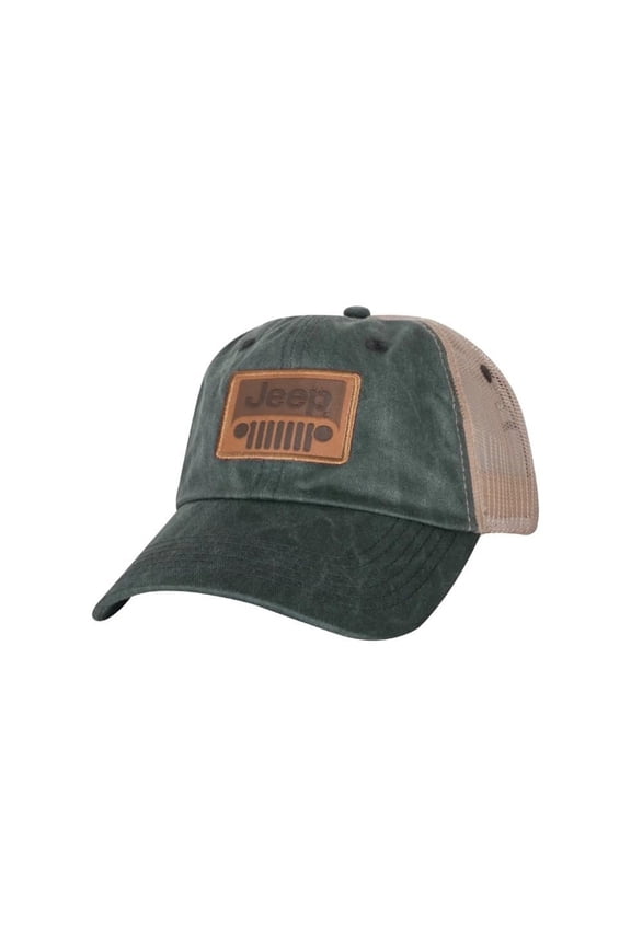 Grille Dad Cap in Faded Denim