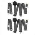 thumbnail image 1 of Jeep Jeepster 1966-1973 Standard 3 Point Charcoal Retractable Bucket Seat Belt Kit - 2 Belts, 1 of 1