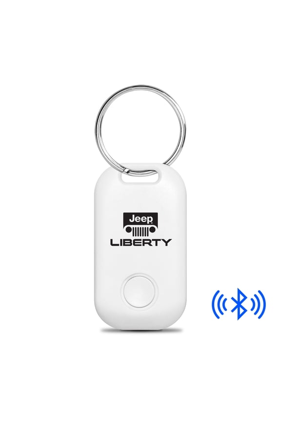 Jeep Liberty White Bluetooth Smart Wireless Key Finder Tracking Device Key Chain