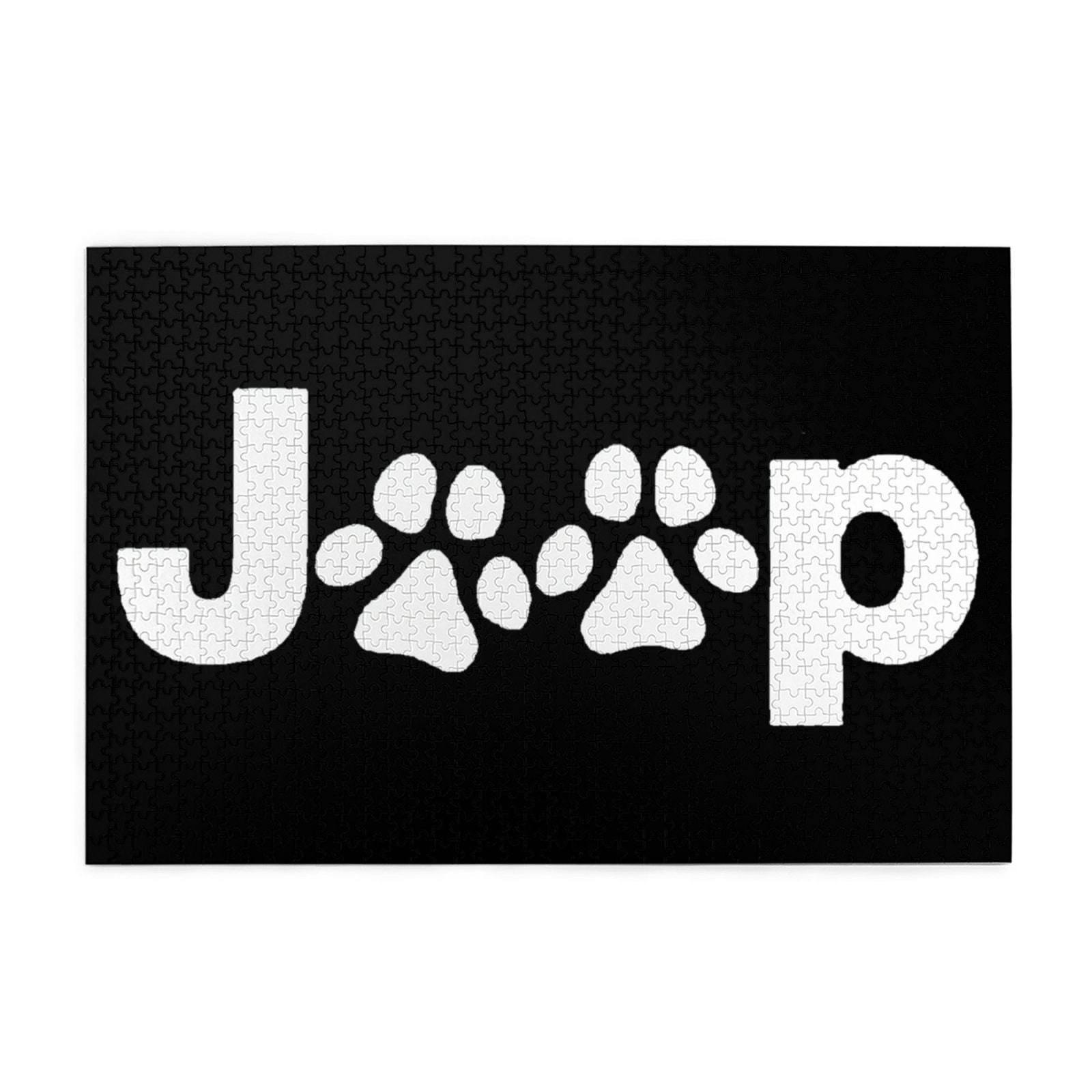 Jeep Paws Dog 1000 Wooden Puzzles, Fun Puzzles, Stress-Reducing Puzzles ...