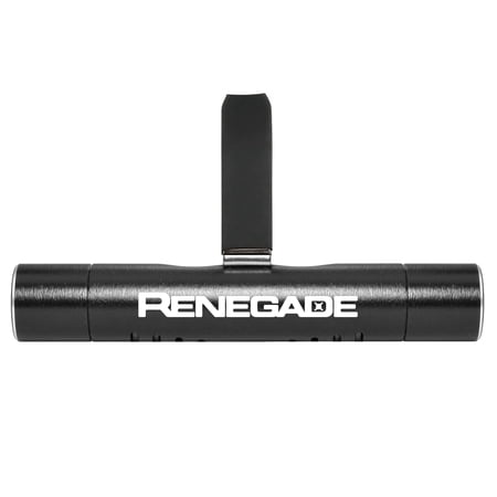 Jeep Renegade Car AC Vent Air Freshener Black Clip with adjustable window and 10 Refill Sticks