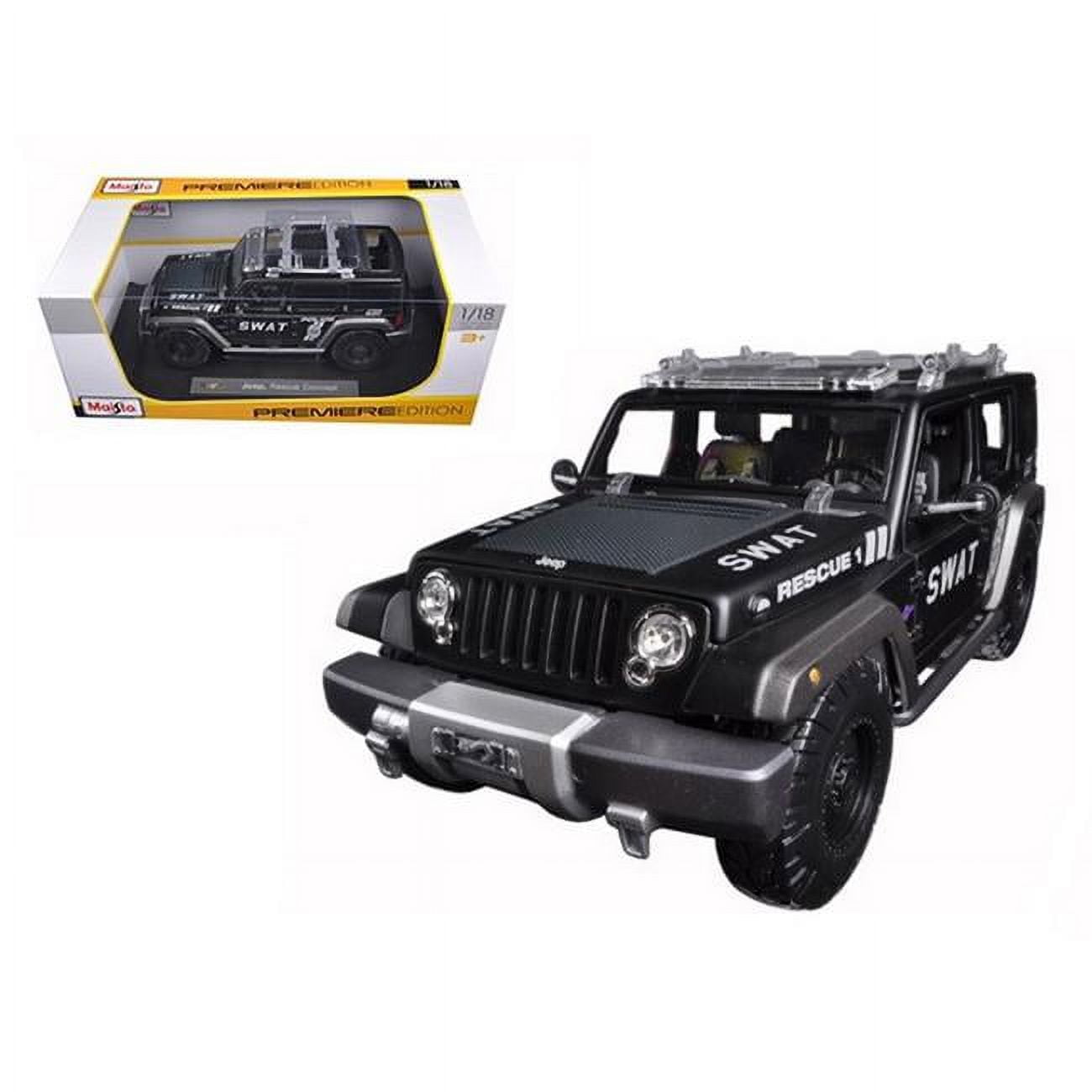 Jeep Rescue Concept Police SWAT Version 1/18 Dieca - Walmart.com