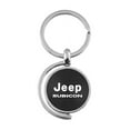 thumbnail image 1 of Jeep Rubicon Spinner Key Ring (Black), 1 of 2