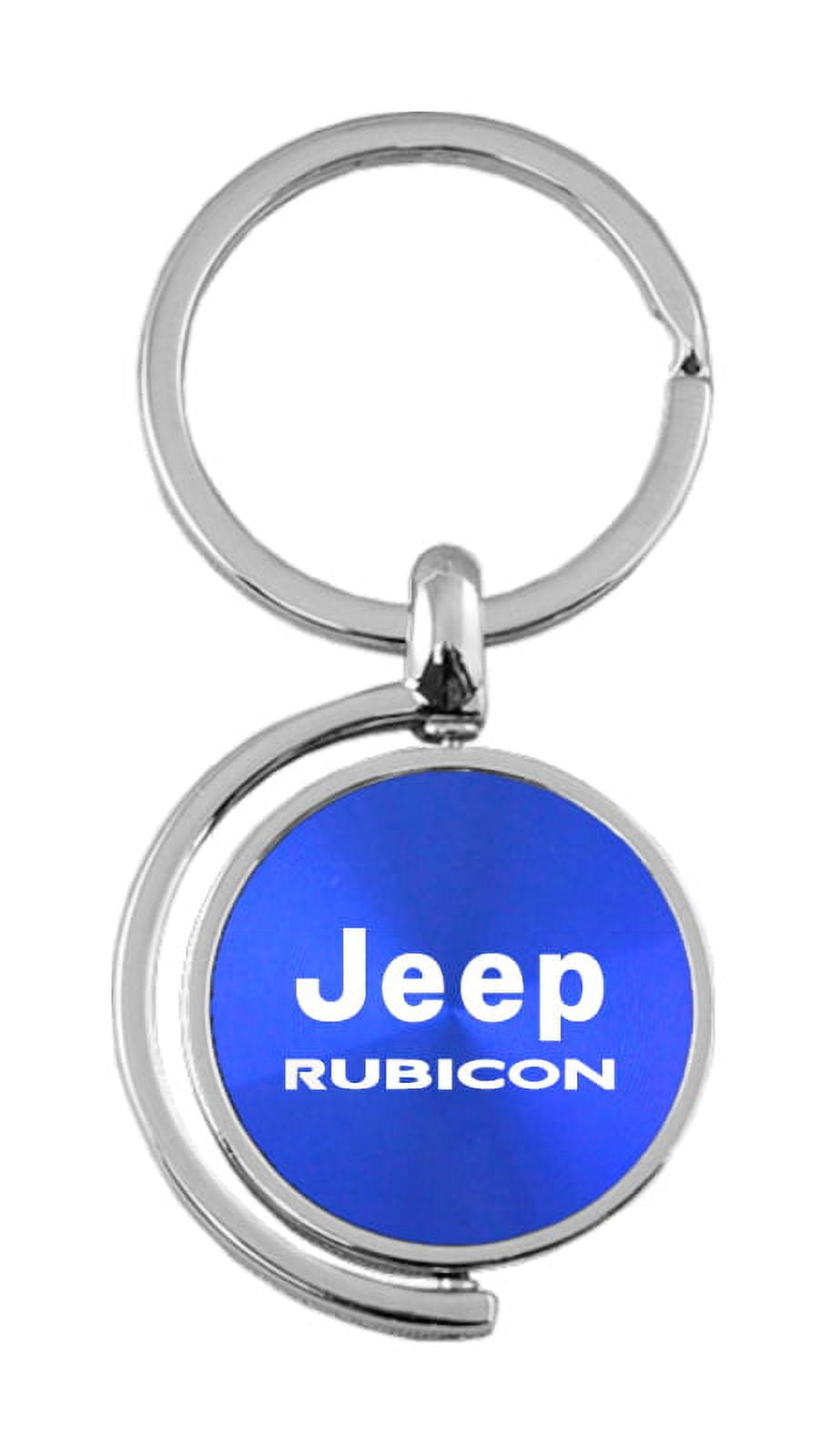 Jeep Rubicon Spinner Key Ring (Blue)