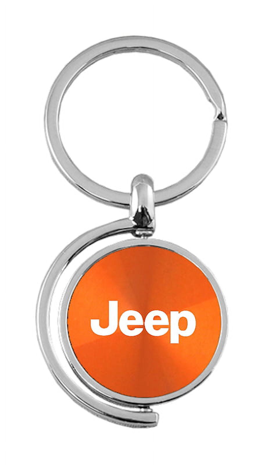 Jeep Spinner Key Ring (Orange)