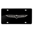 thumbnail image 1 of Jeep Traikhawk Laser Etched Matt-Look Black Acrylic License Plate Made in USA, 1 of 1