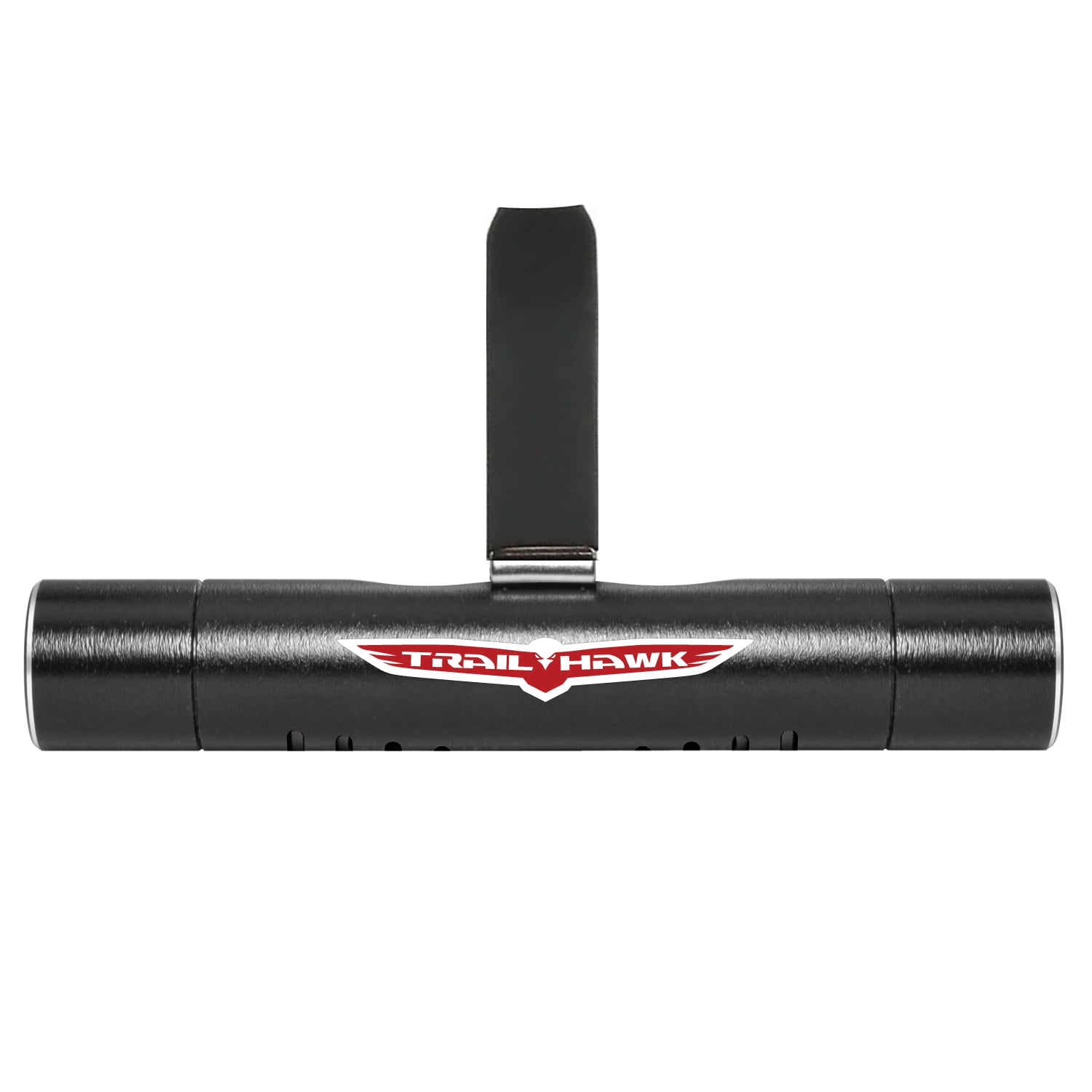 Jeep Trailhawk Car AC Vent Air Freshener Black Clip with adjustable window and 10 Refill Sticks