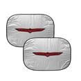 thumbnail image 1 of Jeep Trailhawk Logo Dual Panels 2-28" x 24" Easy Folding Windshield Sun Shade, 1 of 4
