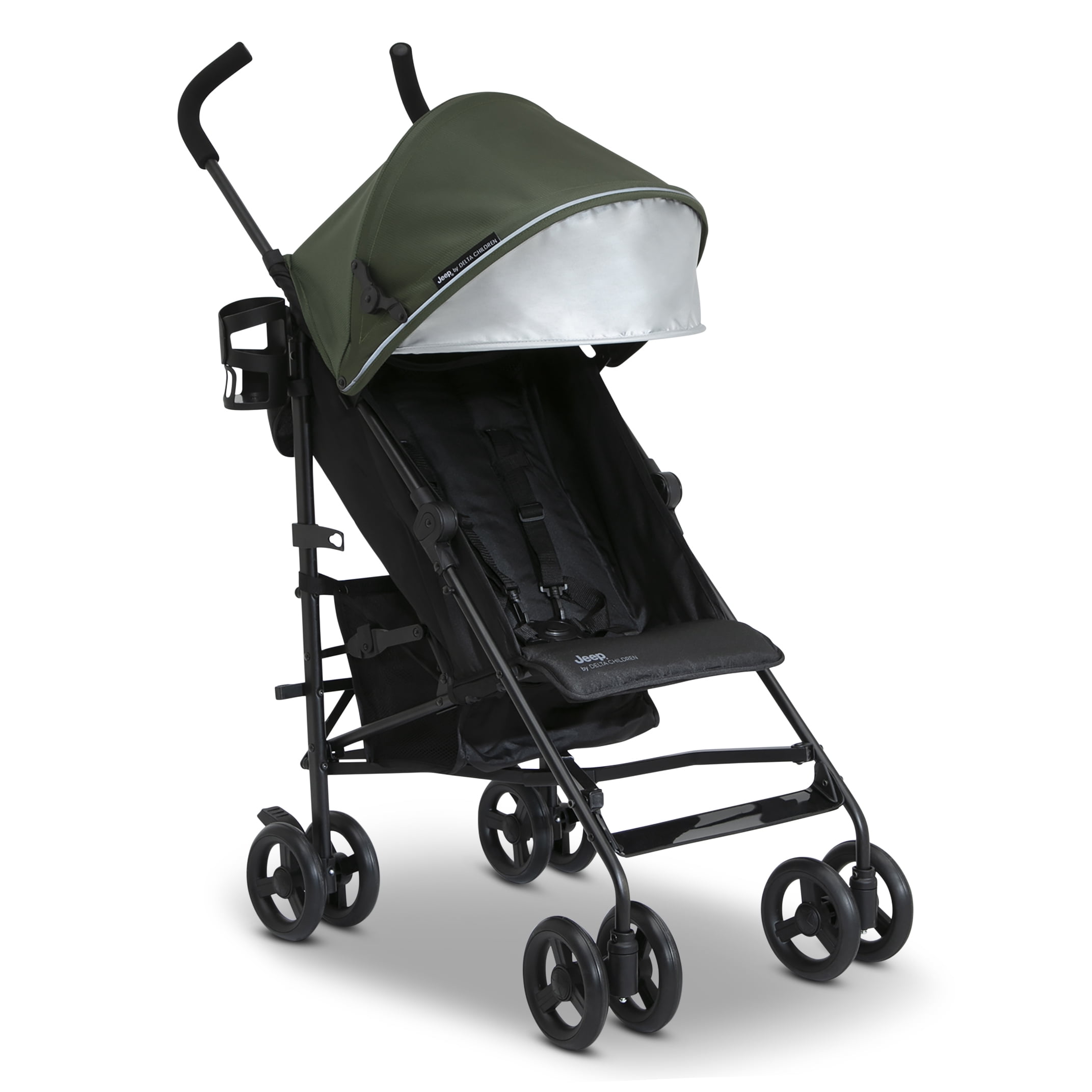 Jeep TurboGlyde Lightweight Stroller by Delta Children, Olive Green