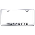 thumbnail image 1 of Jeep Wagoneer Laser Etched Logo Cut-Out License Plate Frame (Chrome), 1 of 1
