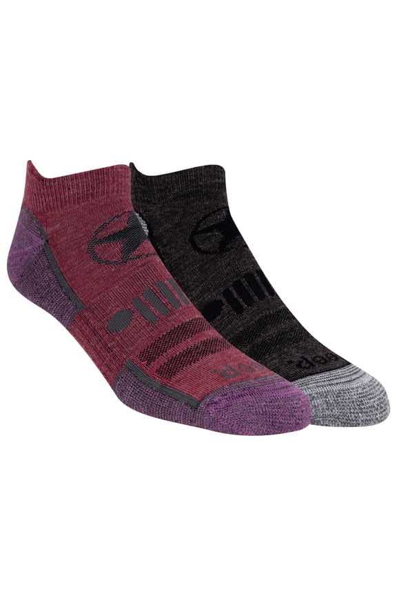 Women's Sport Performance No Show Socks (Rubicon), Pink,