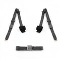 thumbnail image 1 of Jeep Wrangler 1987-1996 Airplane 3 Point Charcoal Retractable Bench Seat Belt Kit - 3 Belts, 1 of 1