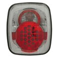 thumbnail image 1 of Jeep Wrangler 1987 - 2006 Tail Lamps, LED Platinum Smoke, 1 of 1