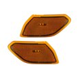 thumbnail image 1 of For Jeep Wrangler 2018-2024 Side Marker Light Driver and Passenger Side | Pair | LED | Amber Lens | Replacement For CH2550137, CH2551137 | 68302120AB, 68302119AB, 1 of 4