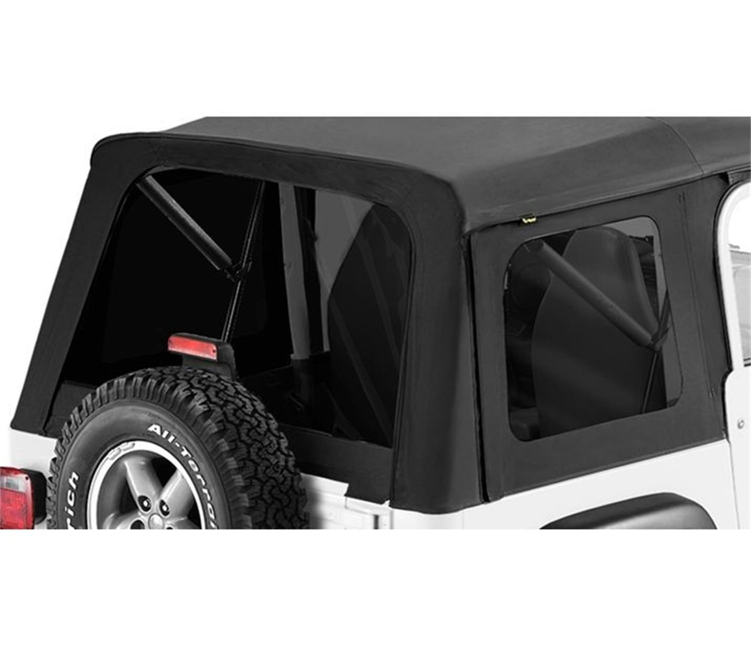 Jeep Wrangler Bestop Supertop Tinted Window Kit, Black Denim 58709-15 Fits select: 1997-2006 JEEP WRANGLER / TJ