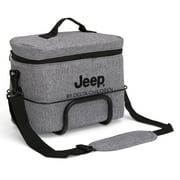 Jeep Wrangler Cooler Bag and Frame by Delta Children (Works with Jeep Wrangler Stroller Wagon #60001) Holds 16 Cans or 15 Pounds, Grey