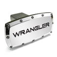 thumbnail image 1 of Jeep Wrangler Engraved Billet Aluminum Tow Hitch Cover Plug, 1 of 2