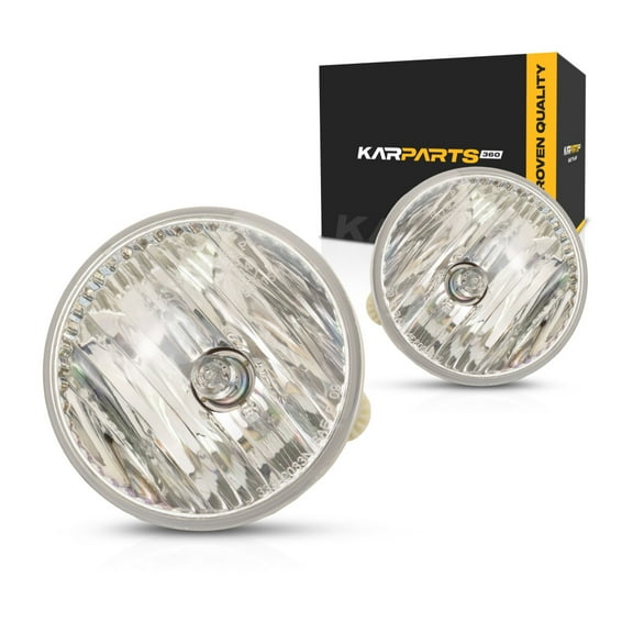 For Jeep Wrangler JL 2018 2019 2020 Fog Light Assembly Driver and Passenger Side Pair Front Sahara/Overland/Sport/Sport S Model | CAPA | Replacement For CH2594104, CH2594104C | 68081399AB, 68081399AA