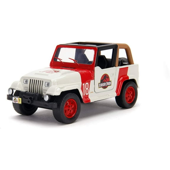 Jeep Wrangler, Jurassic World - Jada Toys 32129/24 - 1/32 scale Diecast Model Toy Car