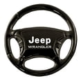 thumbnail image 1 of Jeep Wrangler Keychain & Keyring - Black Steering Wheel, 1 of 3