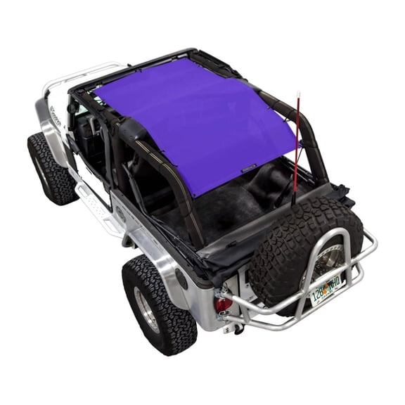 Jeep Wrangler LJ (2004-2006) SPIDERWEBSHADE Solid Color Shade Top
