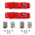 thumbnail image 1 of Jeep Wrangler-TJ 1997-2006 Standard 2 Point Red Lap Bucket Seat Belt Kit with Bracketry - 2 Belts, 1 of 1