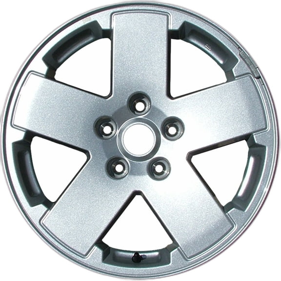 2007-2012 Jeep Wrangler 18" Silver OEM Factory Wheel Rim 1JC34TRMAA