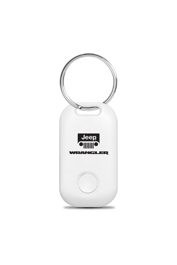 Jeep Wrangler White Bluetooth Wireless Key Finder Tracking Device Key Chain