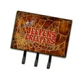 thumbnail image 1 of Jeepers Creepers with Bat and Spider Web Halloween Leash Holder and Key Hook, 1 of 4