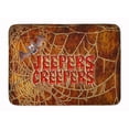 thumbnail image 1 of Jeepers Creepers with Bat and Spider web Halloween Machine Washable Memory Foam Mat, 1 of 4