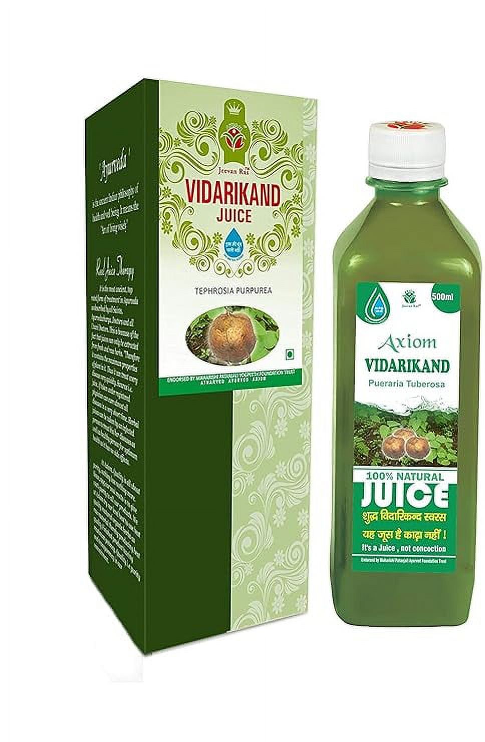 Jeevan Ras Vidarikand Herbal Juice (500 ml) Ayurvedic Juice 100