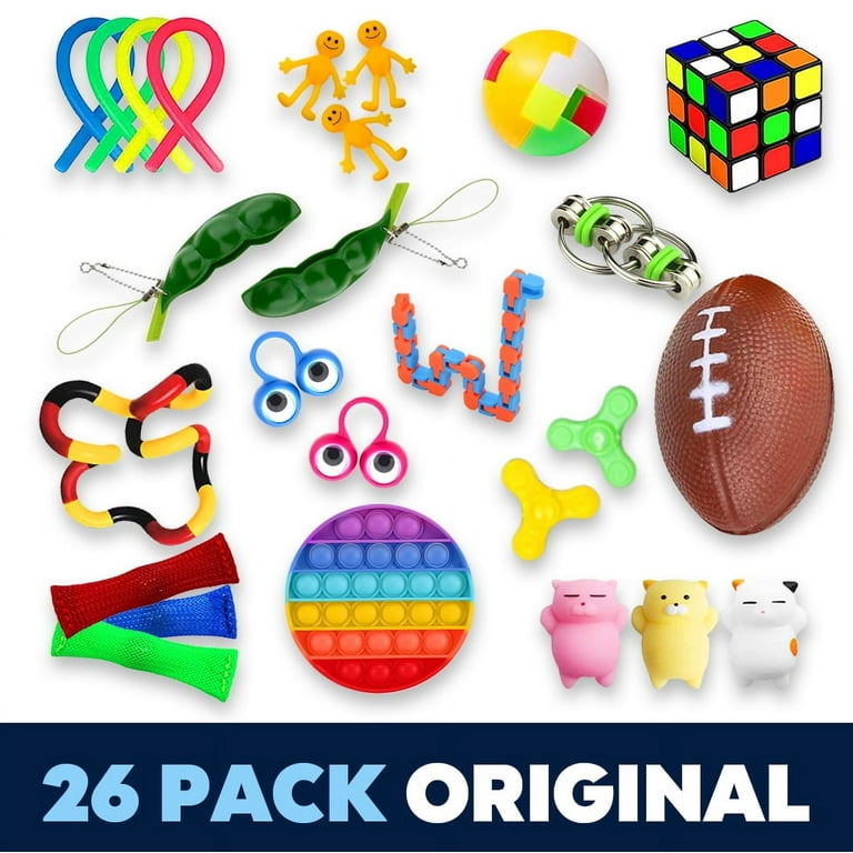 50 Pcs) Fidget Toys Pack Party Favors Kids, Sensory Toys Autism Autis -  Jolinne