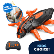 JEEXI Wall Climbing Cockroach RC Robot – Rechargeable Remote Control Toy with LED Eyes, Defies Gravity on Walls & Glass, Fun for Kids & Adults (JEEXI Climbers)