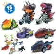 thumbnail image 1 of Jeexi Dinosaur Toy Pull Back Cars, 6 Pack Dino Toys for 3 Year Old Boys and Toddlers, Boy Toys Age 3,4,5 and Up, Pull Back Toy Cars, Dinosaur Games with T-Rex, 1 of 8