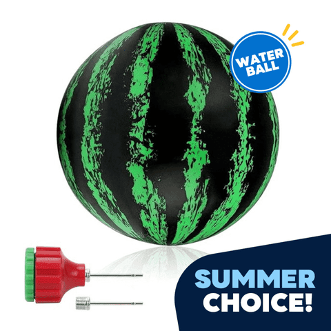 Jeexi Water Ball, 9" The Ultimate Swimming Pool Game | Pool Water - Melon Ball for Under Water Passing, Dribbling, Diving and Pool Games for Teens, Kids, or Adults, 9 in. Ball Fills with Water