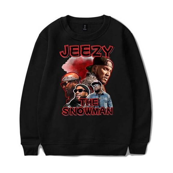Jeezy Merch 90s Retro Crewneck Sweatshirts Winter Unisex Fashion Long Sleeve Stylish Design Y2K Top
