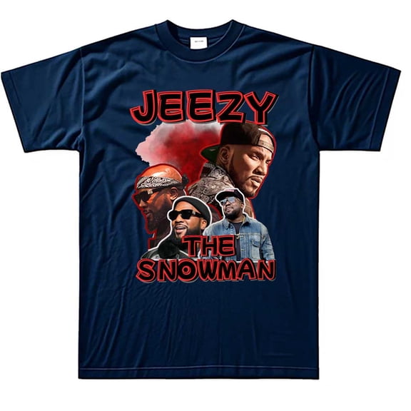 Jeezy Merch 90s Vintage Pic Print T-shirt Summer Unisex Short-sleeved Fashion Y2K Casual Stylish Design Tee