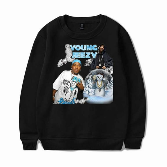Jeezy Merch Crewneck Sweatshirts Winter Unisex Fashion Long Sleeve Stylish Y2K Design Top