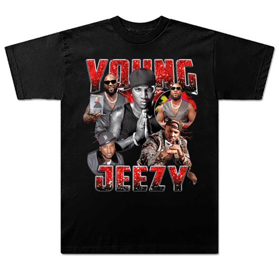 Jeezy Pic T-shirt Summer Unisex Short-sleeved 2026 Fashion Y2K Casual Stylish Design Tee