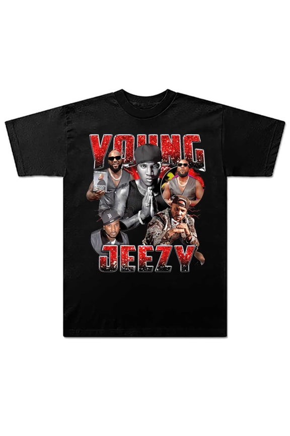 Jeezy Pic T-shirt Summer Unisex Short-sleeved 2026 Fashion Y2K Casual Stylish Design Tee