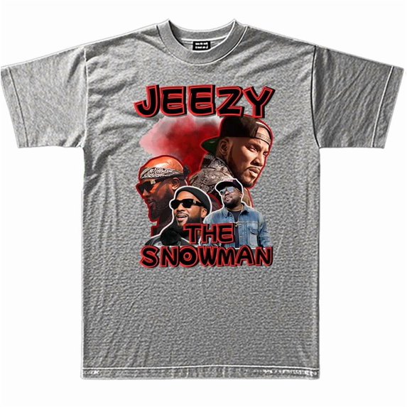 Jeezy Pic T-shirt Summer Unisex Short-sleeved 2026 Fashion Y2K Casual Stylish Design Tee