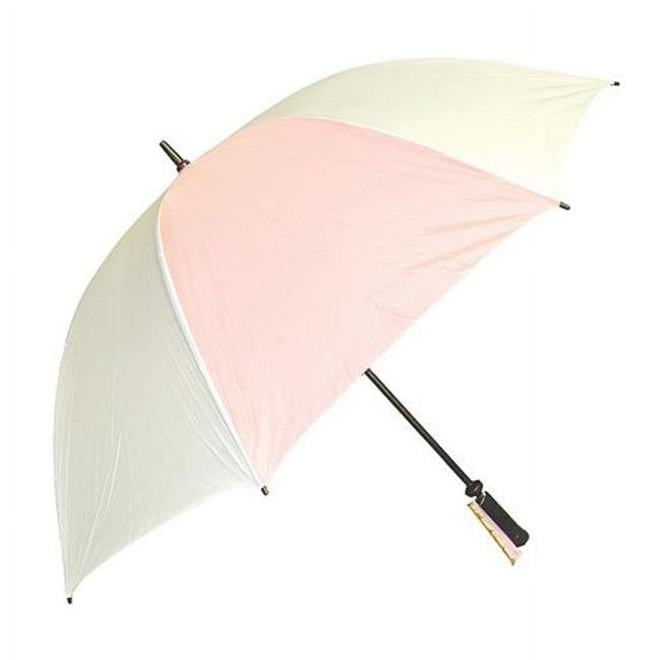 Pink and white umbrella discount