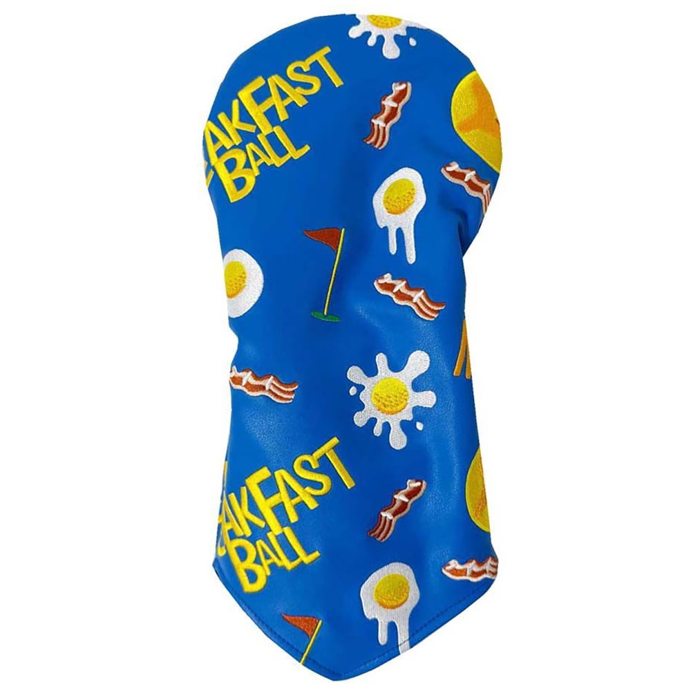 Jef World Of Golf Deluxe Driver Headcover 460cc Club Cover - Breakfast Blu/Ylw -