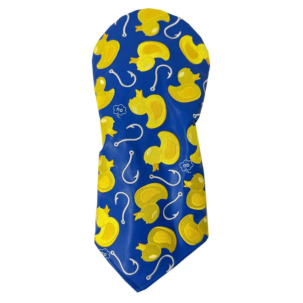 Jef World Of Golf Deluxe Driver Headcover 460cc Club Cover - Duck Blue/Yellow -