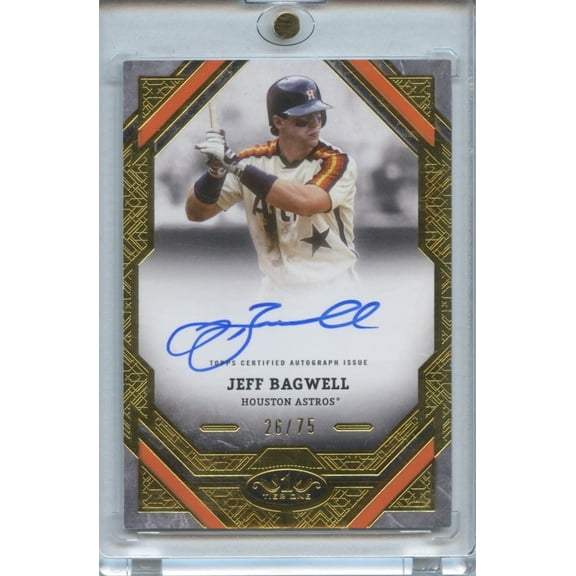 Jeff Bagwell 2025 Tier One On Card Auto Autograph Houston Astros 26/75